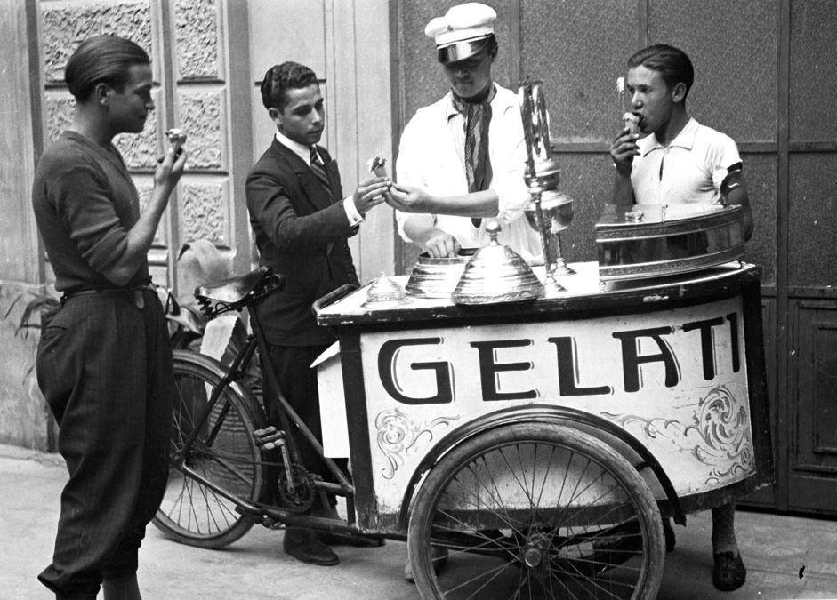 Street vendors brought gelato to the masses