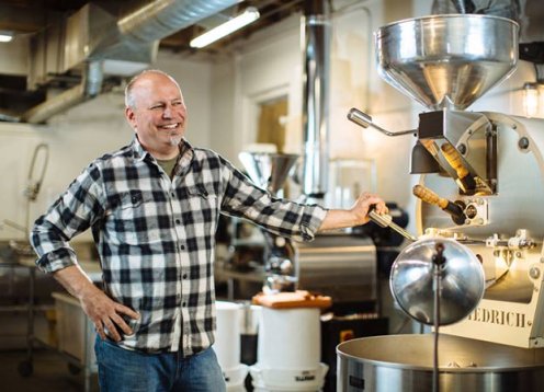 Kevin and coffee machinery