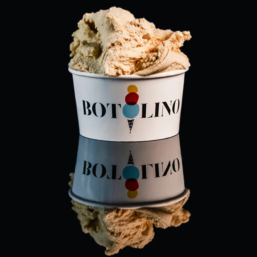 Premium Artisanal Gelato cup at Botolino, Dallas, TX