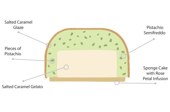Pistachio Cake - Anatomy