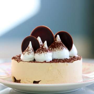 Classic and elegant Botolino Mini Tiramisu Cake from mini-cakes offerings