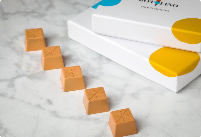 Milk chocolate, coffee ganache.