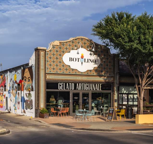 Botolino’s flagship — debuted summer 2017 Lower Greenville Gelato shop