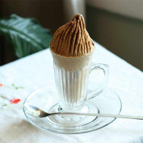Coffee gelato, a creamy blend of rich coffee flavor and frozen indulgence